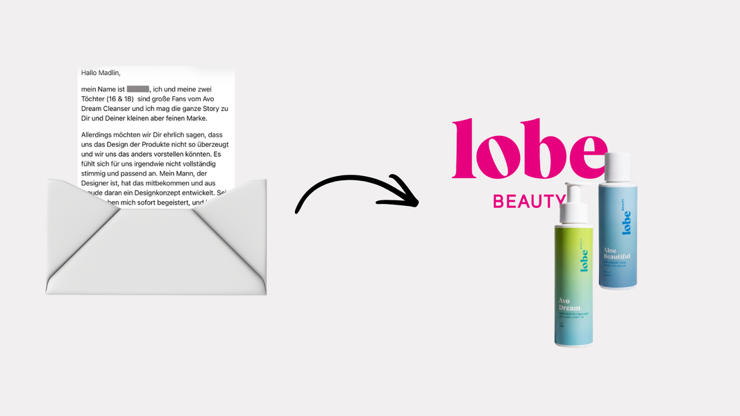 Warum wir lobe neu gedacht haben: Wie eine E-Mail das Rebranding von lobe ins Rollen brachte